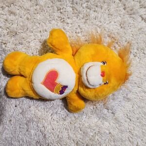 ☀️ Brave Heart Lion Care‎ Bear Cousins 2004 Collectable Crown Plushie